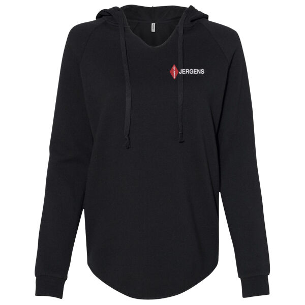 Women’s Lightweight California Wave Wash Hooded Sweatshirt Thumbnail