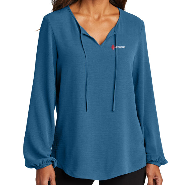 Port Authority® Women's Textured Crepe Blouse Thumbnail