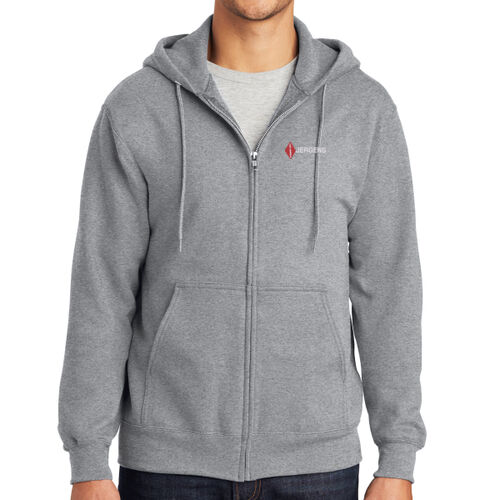 Port & Co™ Tall Essential Fleece Full-Zip Hooded Sweatshirt Thumbnail